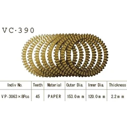 Kit Disques d'Embrayage Garnis Gsx-F 750 1989/1997 Kit Disques d'Embrayage Garnis Gsx-F 750 1989/1997