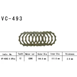 Kit Disques d'Embrayage Garnis Rm-Z Kx-F 250 2004 Kit Disques d'Embrayage Garnis Rm-Z Kx-F 250 2004