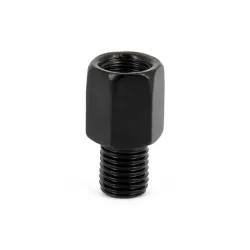 Adaptateur de Rétroviseur - Noir - Pas femelle à gauche 10mm / pas mâle à droite Adaptateur de Rétroviseur - Noir - Pas femelle à gauche 10mm / pas mâle à droite