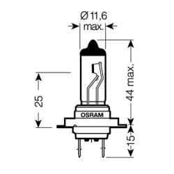 Ampoule H7 - 12V 55W Px26d Ampoule H7 - 12V 55W Px26d