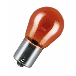 Ampoule Stop 1 fil - 12V 21W Orange Ba15s Plot Décalé Ampoule Stop 1 fil - 12V 21W Orange Ba15s Plot Décalé