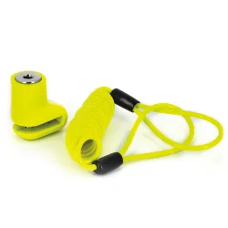 Antivol Bloque Disque Scooter + Cordon Livré avec 2 Clefs Antivol Bloque Disque Scooter + Cordon Livré avec 2 Clefs