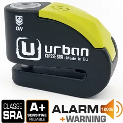 Bloque Disque Hi-Tech Alarme + Avertisseur A+homologation SRA + housse /ø10mm Bloque Disque Hi-Tech Alarme + Avertisseur A+homologation SRA + housse /ø10mm