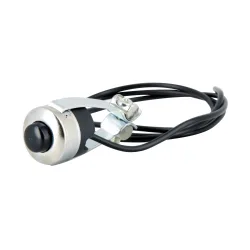 Bouton Poussoir Chromé Ø20 mm Bouton Poussoir Chromé Ø20 mm