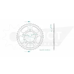 Couronne Acier 40 Dents Couronne Acier 40 Dents