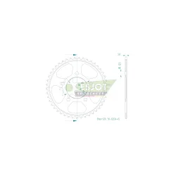 Couronne Acier 45 Dents
