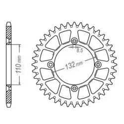 Couronne Alu TT Esjot Bleue