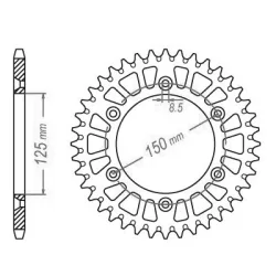 Couronne Alu TT Esjot Couleur Couronne Alu TT Esjot Couleur