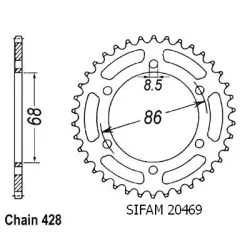 Couronne Ar 125 84-87 Couronne Ar 125 84-87