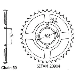 Couronne Cb 360 F 73-76 Couronne Cb 360 F 73-76