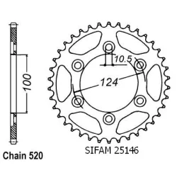 Couronne Ducati 600 Ss 94