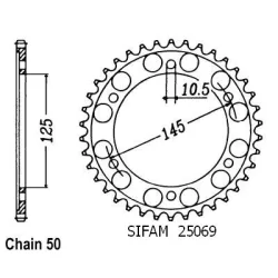 Couronne Fzx 750 86-90 Couronne Fzx 750 86-90