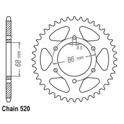 Couronne Kawasaki Z250 Couronne Kawasaki Z250