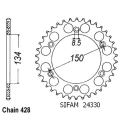 Couronne Kdx 125 90-99 Couronne Kdx 125 90-99