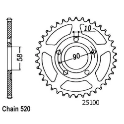 Couronne Nsr 125 90-98