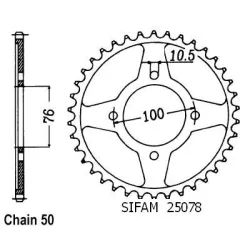 Couronne Rg 500 Gamma 85-89 Couronne Rg 500 Gamma 85-89
