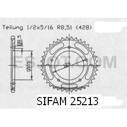 Couronne Sachs 125 Zz 98-00