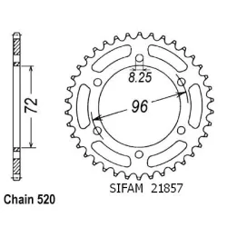 Couronne Sp 370 77-80 Couronne Sp 370 77-80