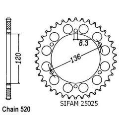 Couronne Srx 600 86-94 Couronne Srx 600 86-94