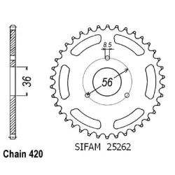 Couronne Suzuki Jr 50 85-06