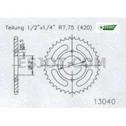 Couronne Suzuki Lt-a 50 02- Couronne Suzuki Lt-a 50 02-