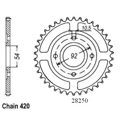 Couronne Tzr50 / Power50 97- Couronne Tzr50 / Power50 97-