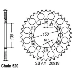 Couronne Xls 500 S 80-81 Couronne Xls 500 S 80-81