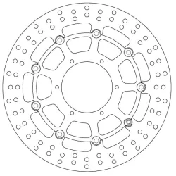 Disque de Frein Flottant HONDA - Homologué TÜV Disque de Frein Flottant HONDA - Homologué TÜV