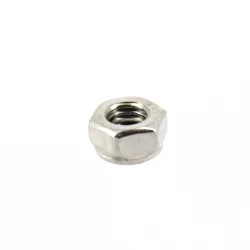 Ecrou Nylstop M6x4 - Argent - 10 pcs Ecrou Nylstop M6x4 - Argent - 10 pcs