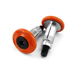 Embouts de guidon - Orange Embouts de guidon - Orange