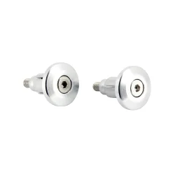 Embouts de Guidon Plats Ø13 et 17 Couleur Aluminium Embouts de Guidon Plats Ø13 et 17 Couleur Aluminium