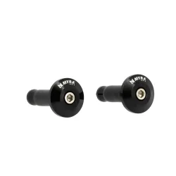 Embouts de Guidon Plats Ø13 et 17 Couleur Noir Embouts de Guidon Plats Ø13 et 17 Couleur Noir