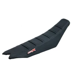 Housse de selle BETA RR-RS 2006-2009 TOP BLACK- SIDE BLACK-STRIPES BLACK (M910-3BBB)