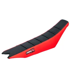 Housse de selle GASGAS EC-ECF 2007-2011 TOP BLACK- SIDE RED-STRIPES BLACK (M810-3BRB)