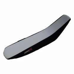 Housse de selle HONDA CR 125 00-07 CR 250 00-07 TOP WHITE- SIDE BLACK (M114-2WB) Housse de selle HONDA CR 125 00-07 CR 250 00-07 TOP WHITE- SIDE BLACK (M114-2WB)