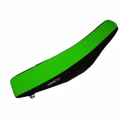 Housse de selle KAWASAKI KX 65 00-20 KLX 110 02-20 TOP GREEN- SIDE BLACK (M216-2GB) Housse de selle KAWASAKI KX 65 00-20 KLX 110 02-20 TOP GREEN- SIDE BLACK (M216-2GB)