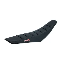 Housse de selle KAWASAKI KX 85 14-20 KX 100 14-20 TOP BLACK- SIDE BLACK-STRIPES BLACK (M219-3BBB) Housse de selle KAWASAKI KX 85 14-20 KX 100 14-20 TOP BLACK- SIDE BLACK-STRIPES BLACK (M219-3BBB)