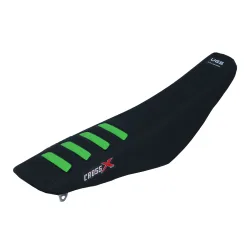 Housse de selle KAWASAKI KX 85 14-20 KX 100 14-20 UGS COLOR WAVE BLACK-GREEN (UFM219-2BG) Housse de selle KAWASAKI KX 85 14-20 KX 100 14-20 UGS COLOR WAVE BLACK-GREEN (UFM219-2BG)