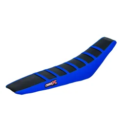 Housse de selle TM MX-EN 125 250 450 530 2008-2014 TOP BLACK- SIDE BLUE-STRIPES BLUE (M1011-3BBLBL) Housse de selle TM MX-EN 125 250 450 530 2008-2014 TOP BLACK- SIDE BLUE-STRIPES BLUE (M1011-3BBLBL)