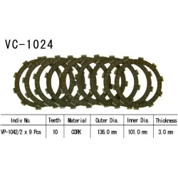 Kit Disques d'Embrayage Garnis Cbr900 Rr 2000/2001 Gsx-R600 1997/2002 Kit Disques d'Embrayage Garnis Cbr900 Rr 2000/2001 Gsx-R600 1997/2002