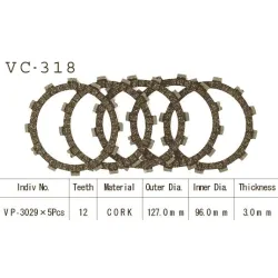 Kit Disques d'Embrayage Garnis Dr 125 S/Se 1982/2002 Kit Disques d'Embrayage Garnis Dr 125 S/Se 1982/2002
