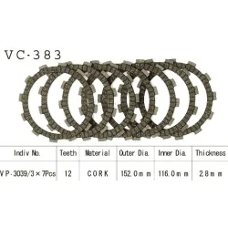 Kit Disques d'Embrayage Garnis Dr 350 S/Se 1990/2000 Kit Disques d'Embrayage Garnis Dr 350 S/Se 1990/2000