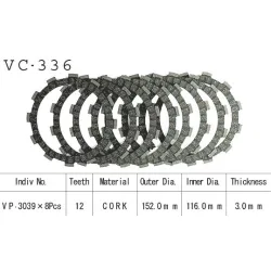 Kit Disques d'Embrayage Garnis Gsf 600 Bandit 1995/2002 Kit Disques d'Embrayage Garnis Gsf 600 Bandit 1995/2002