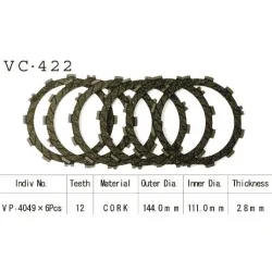 Kit Disques d'Embrayage Garnis Klr250 D 1993/1996 Kit Disques d'Embrayage Garnis Klr250 D 1993/1996