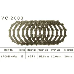 Kit Disques d'Embrayage Garnis Tdm 850 1996/2001 Kit Disques d'Embrayage Garnis Tdm 850 1996/2001