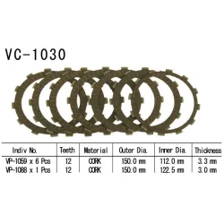 Kit Disques d'Embrayage Garnis Xr650 R 2000/2005 Kit Disques d'Embrayage Garnis Xr650 R 2000/2005