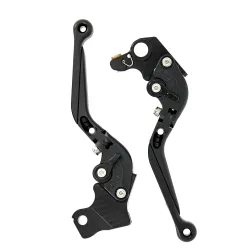 Kit Leviers de Frein et d'Embrayage Anodisés Noir pour HONDA Kit Leviers de Frein et d'Embrayage Anodisés Noir pour HONDA