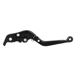 Kit Leviers de Frein et d'Embrayage CNC Réglables et Rétractables - Anodisés Noir
