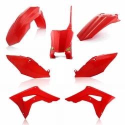 Kit plastique 5 elements HONDA CRF450R 17 - Rouge Kit plastique 5 elements HONDA CRF450R 17 - Rouge