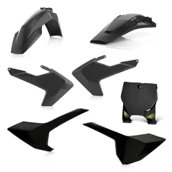 Kit plastique 5 elements HVA TC/FC 16 - Noir Kit plastique 5 elements HVA TC/FC 16 - Noir